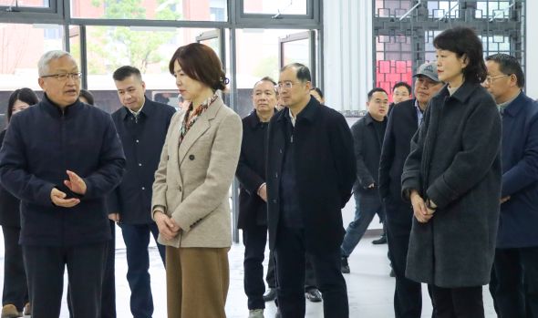 省政协副主席党蓁一行来我校开展调研